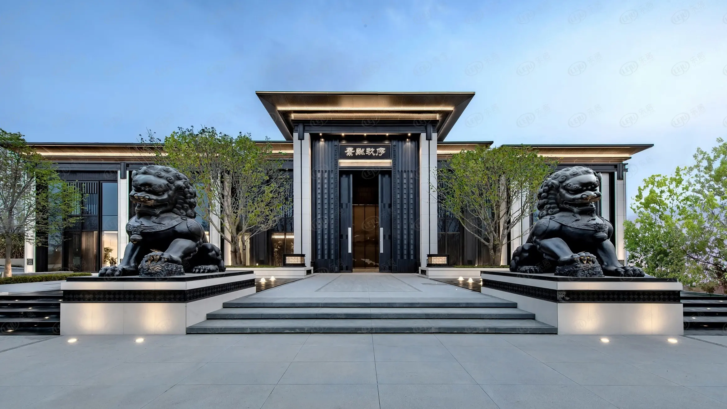 园区大门实景图