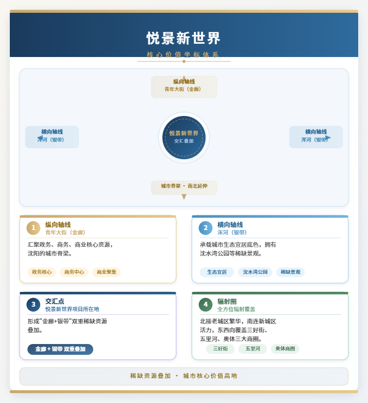 悦景新世界核心价值坐标体系