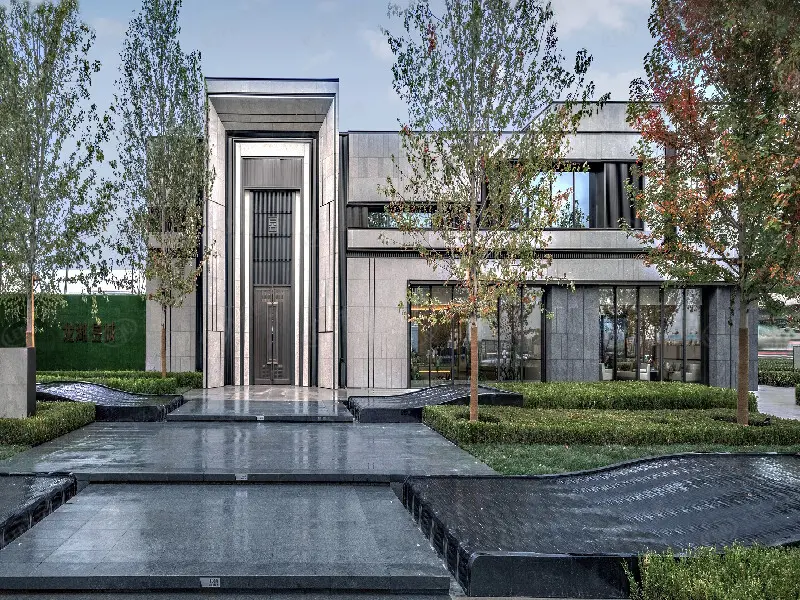 龙湖昱城小区实景园林