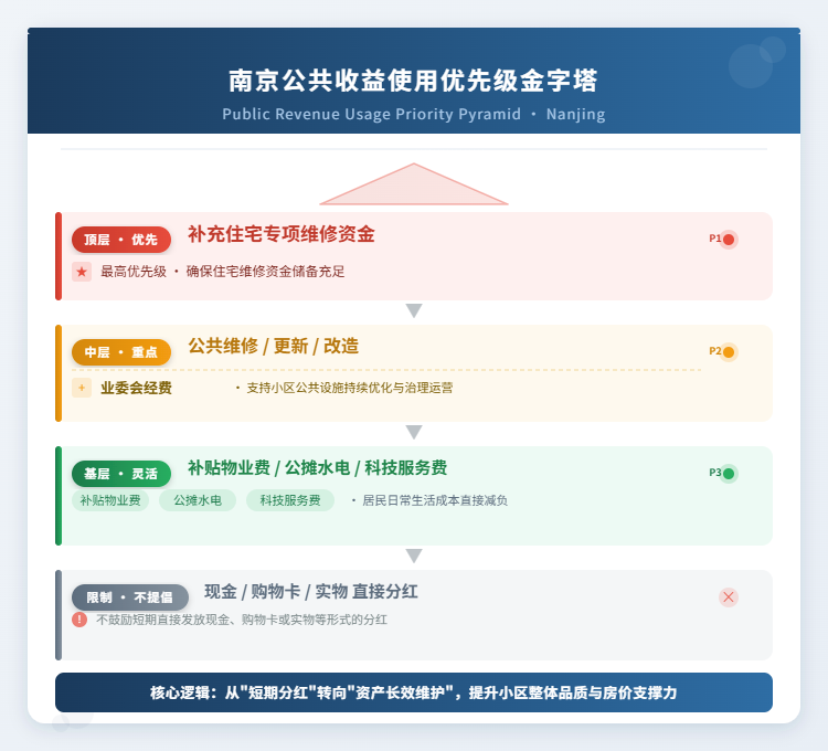 南京公共收益使用优先级金字塔