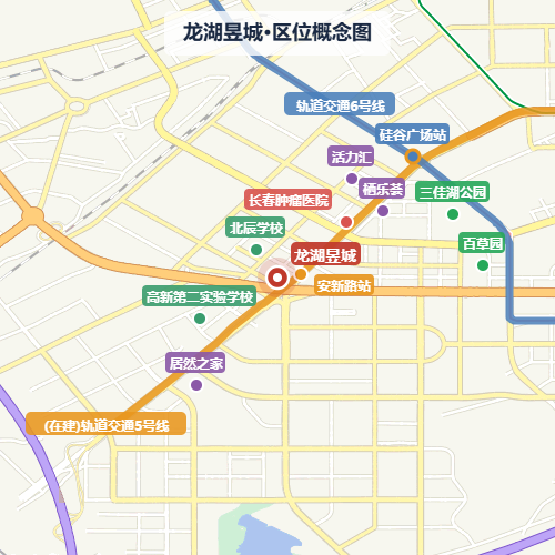 龙湖昱城·区位概念图