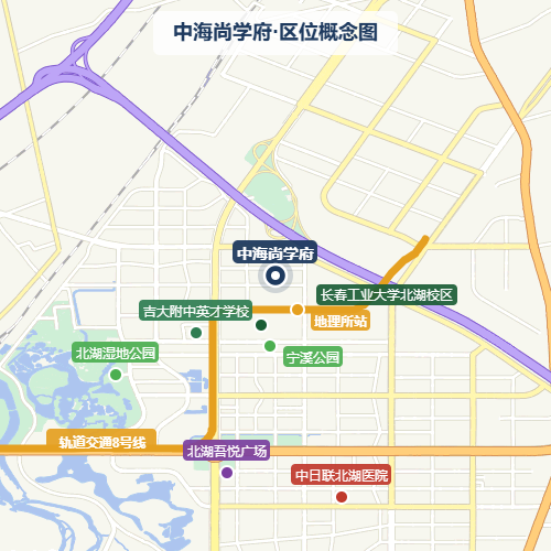 中海尚学府·区位概念图