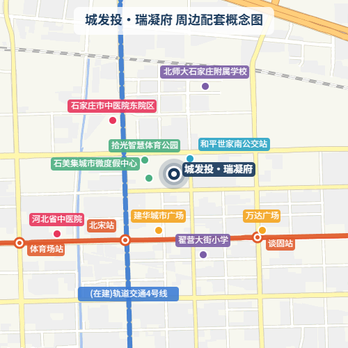 城发投·瑞凝府 周边配套概念图