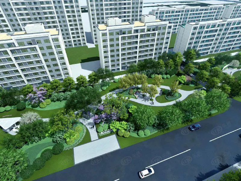 社区景观效果图