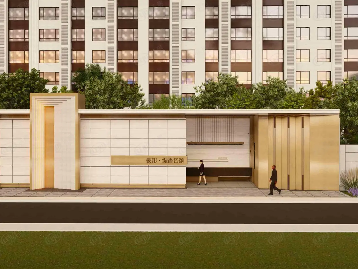 效果图 人行主入口效果图