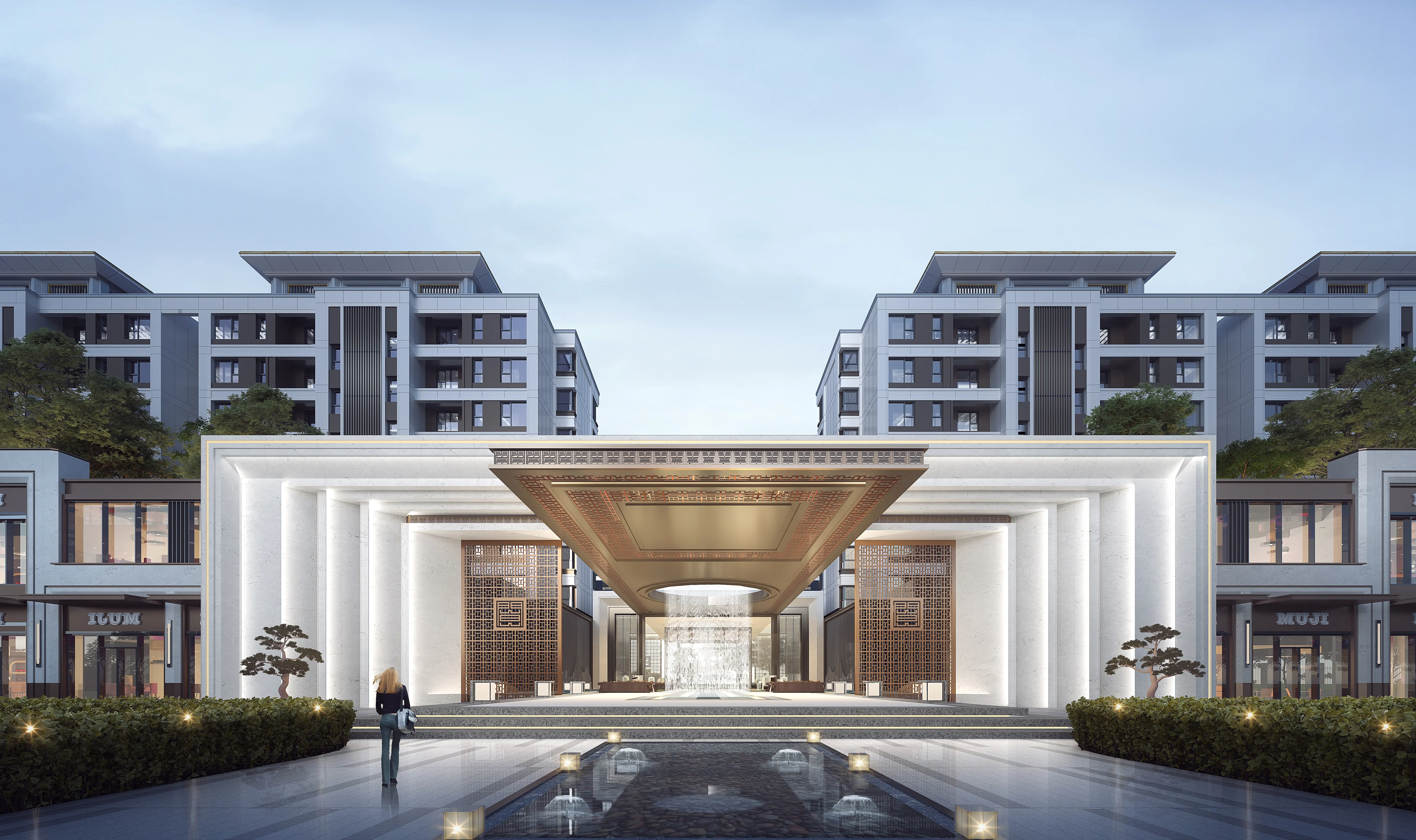 项目入口景观图