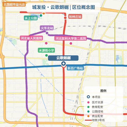 城发投·云歌朗樾 | 区位概念图