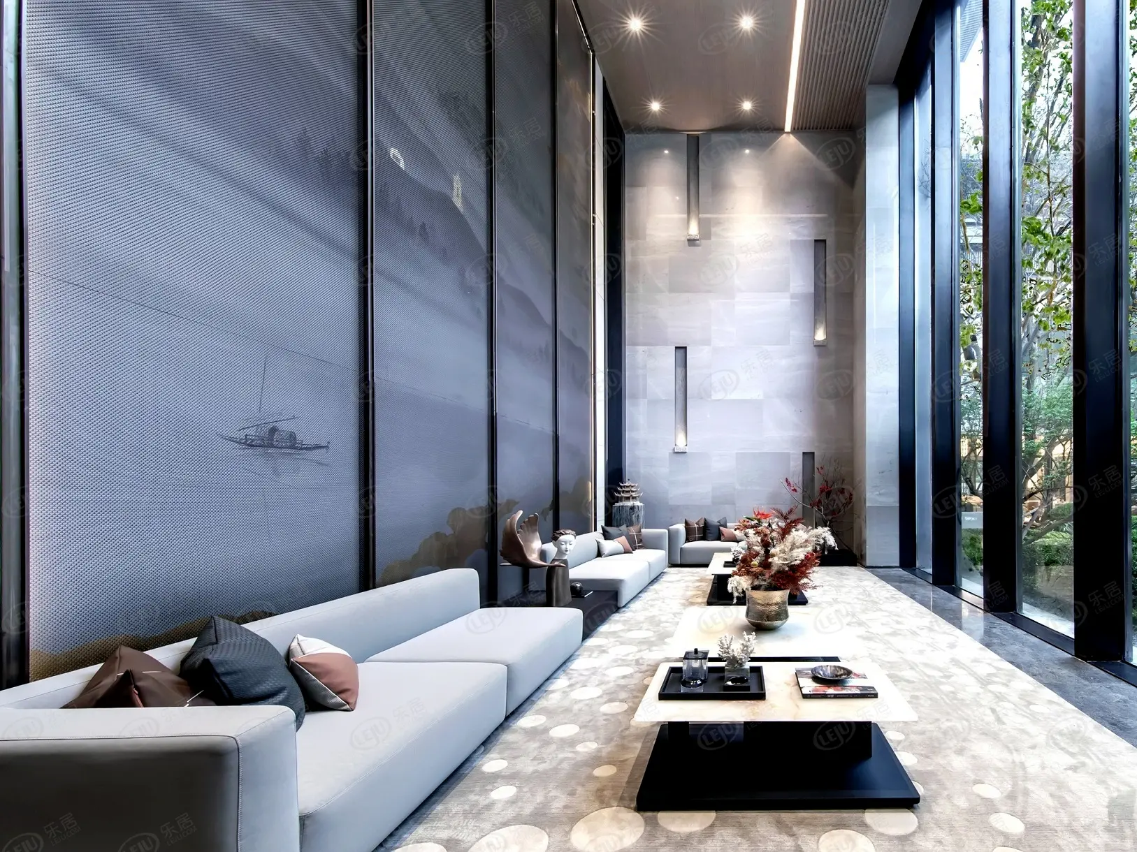 社区会客厅实景图